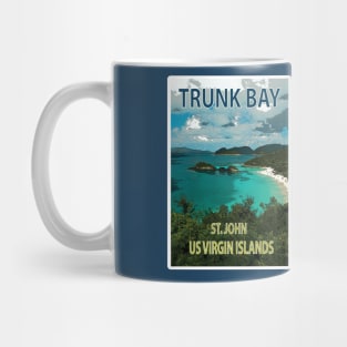 Trunk Bay poster Mug